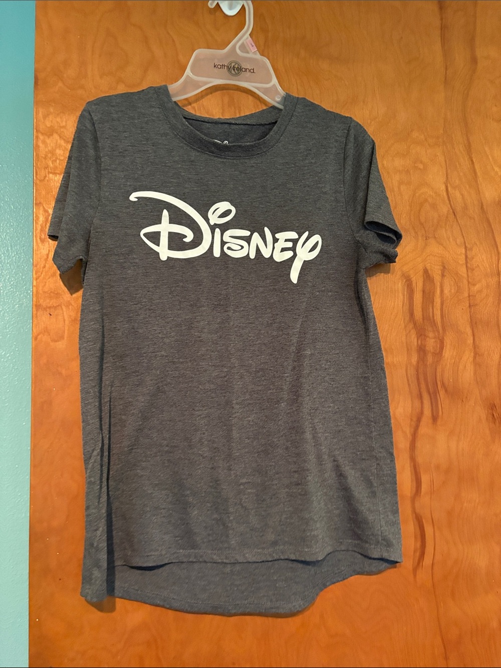 Disney Gray Short Sleeve Logo Tee